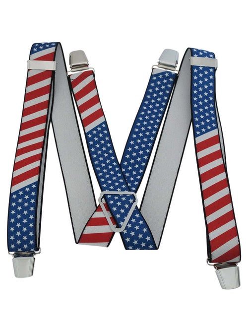 Bretelles USA drapeau américain - Kiabi