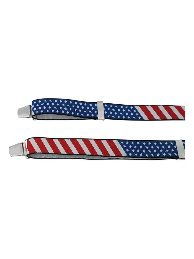 Bretelles USA drapeau am?ricain Bleu - Kiabi