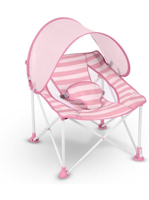 Bright stars transat bébé pliable rose pop 'n chill, pare soleil spf +50 et sac de transport inclus - Kiabi Bright stars transat bébé pliable rose pop 'n chill, pare soleil spf +50 et sac de transport inclus - Kiabi