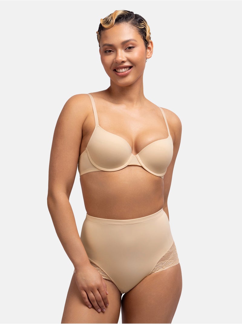 Brigitte culotte gainante Dorina Beige - Kiabi