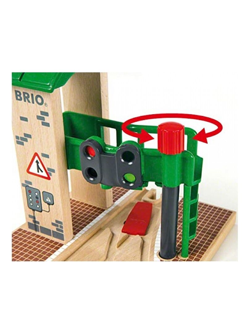BRIO Poste D'aiguillage Et De Contrôle 33674 - Train En Bois - NEUF
