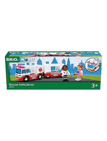 Brio 36035 camion ambulance son lumiere nouevelle edition