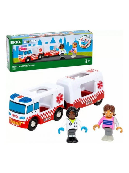 BRIO 36035 Camion ambulance Son lumiere Nouevelle edition - Kiabi