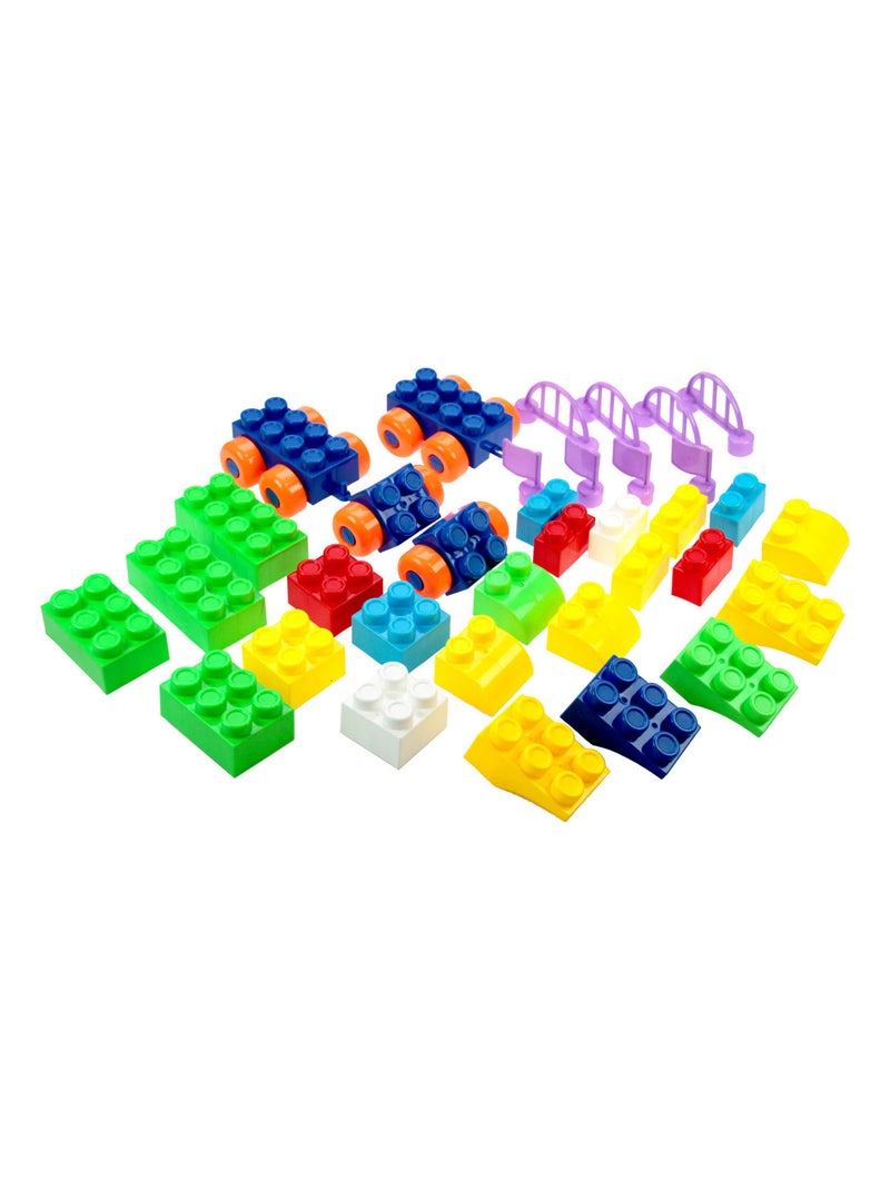 Briques de construction enfant 48 pièces Vert - Kiabi