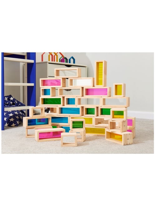 Briques géantes arc-en-ciel 36 pcs - Kiabi