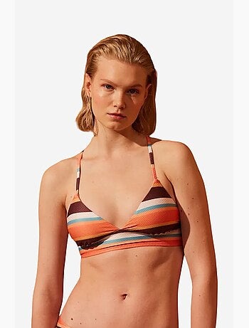 Brisa bralette de bikini rayé penti