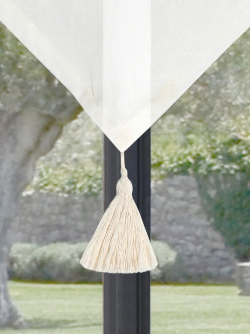 Brise bise 60x90 cm CLARINE écru Beige - Kiabi