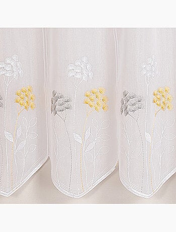 Brise bise brodé à motif fleurs