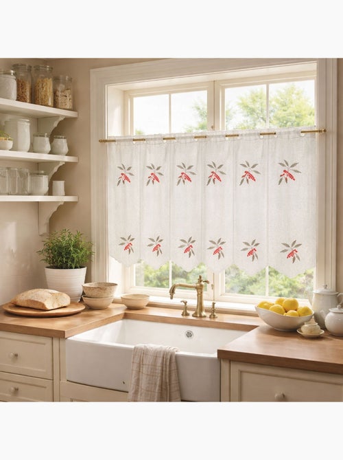 Brise bise brodé baie colorée - Kiabi