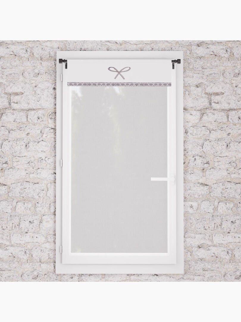 Brise-bise Blanc Soleil D'ocre, Dolly Paire De Brise Bise, 60x120 Cm, Blanc Brise-bise Blanc 60x120