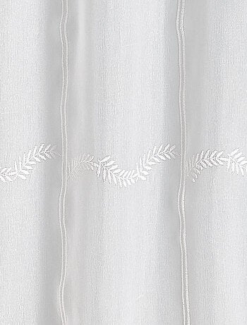 Brise bise brodé léger avec frise palmette