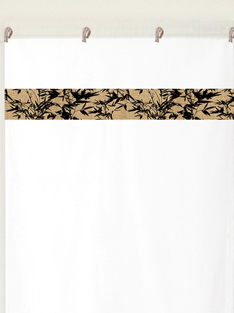 Brise bise en coton et jute MAYLINE, par Soleil d'Ocre Blanc - Kiabi