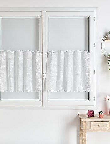 Brise bise en étamine motif losanges