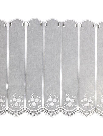 Brise bise fleurs brodées