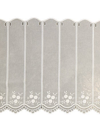 Brise bise fleurs brodées