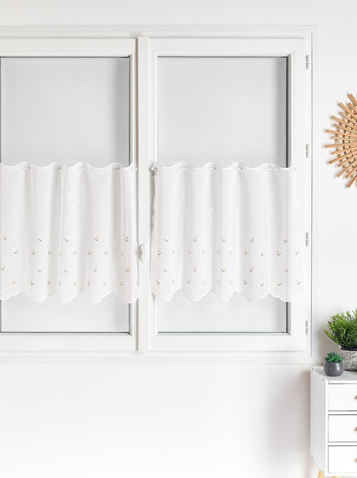 Brise bise fleurs brodées - Kiabi