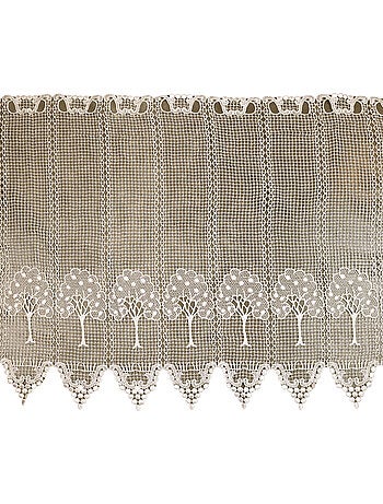 Brise-bise macramé ajouré