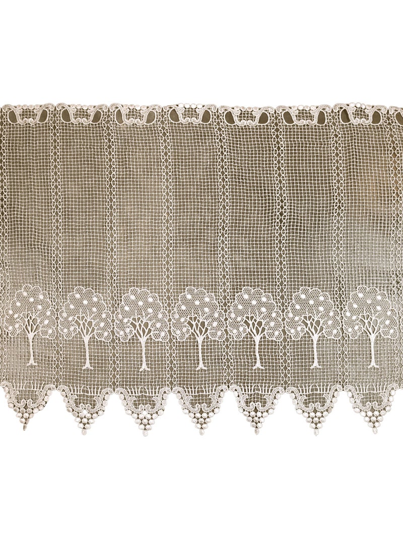 Brise-bise macramé ajouré Ecru - Kiabi