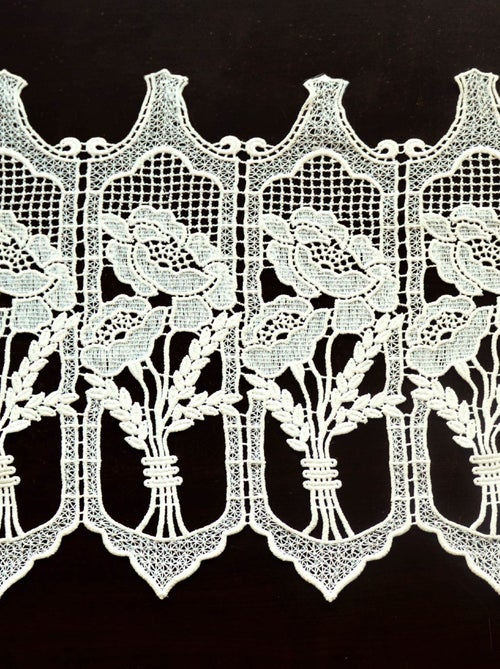 Brise bise macramé au bouquet fleuri - Kiabi