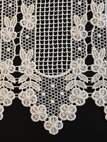 Brise Bise macramé motif fleurs