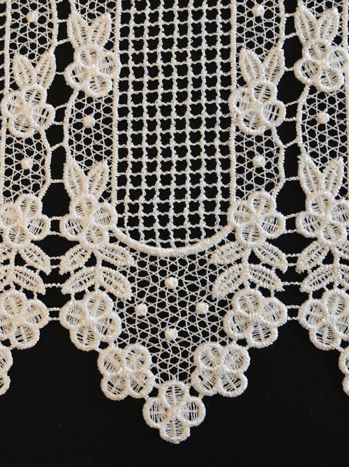 Brise Bise macramé motif fleurs - Kiabi