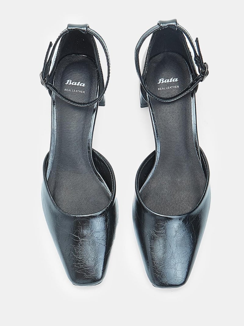 Brise pieds s avec bride à la cheville BATA Noir - Kiabi