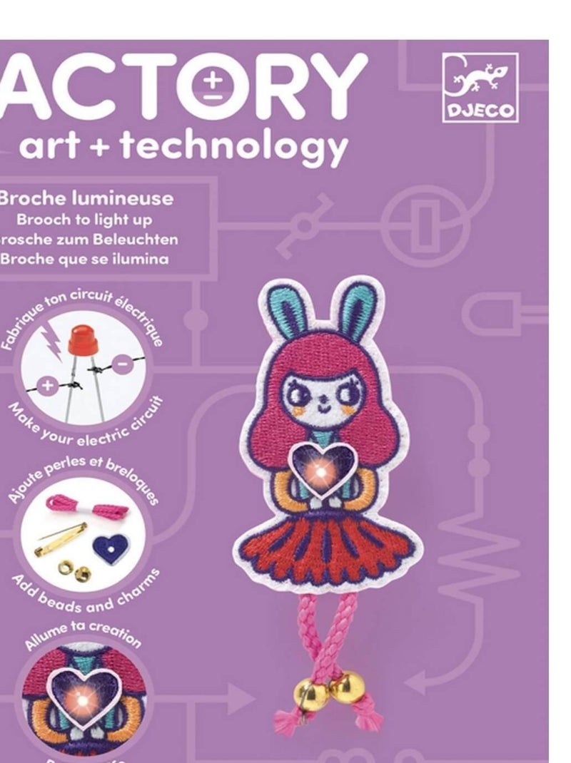 Broche à illuminer : Factory : Bunny girl N/A - Kiabi