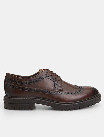 Brogues à lacets en cuir BATA