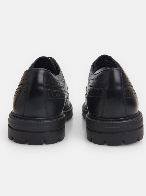 Brogues à lacets en cuir BATA - Kiabi