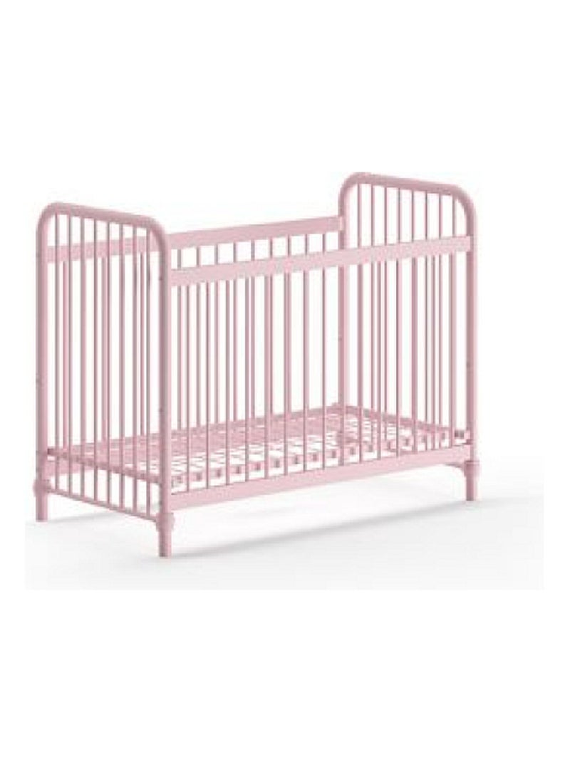 Bronxx Lit Bebe Mat Misty Pink 60x120cm Rose Rose - Kiabi