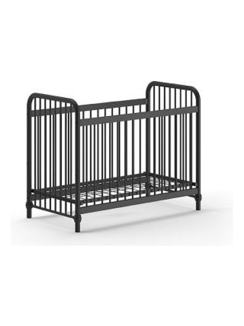 Bronxx Lit Bebe Mat Noir 60x120cm Noir Noir - Kiabi