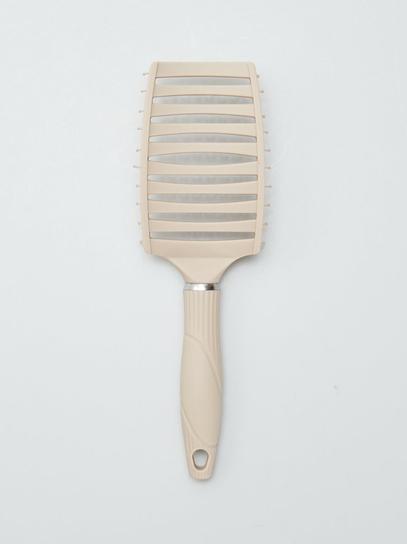 Brosse à cheveux beige - Kiabi