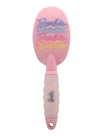 Brosse à Cheveux Démêlante - Barbie - Manche en Gel Ergonomique - Tous Types de Cheveux