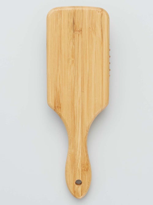 Brosse à cheveux en bois - Kiabi