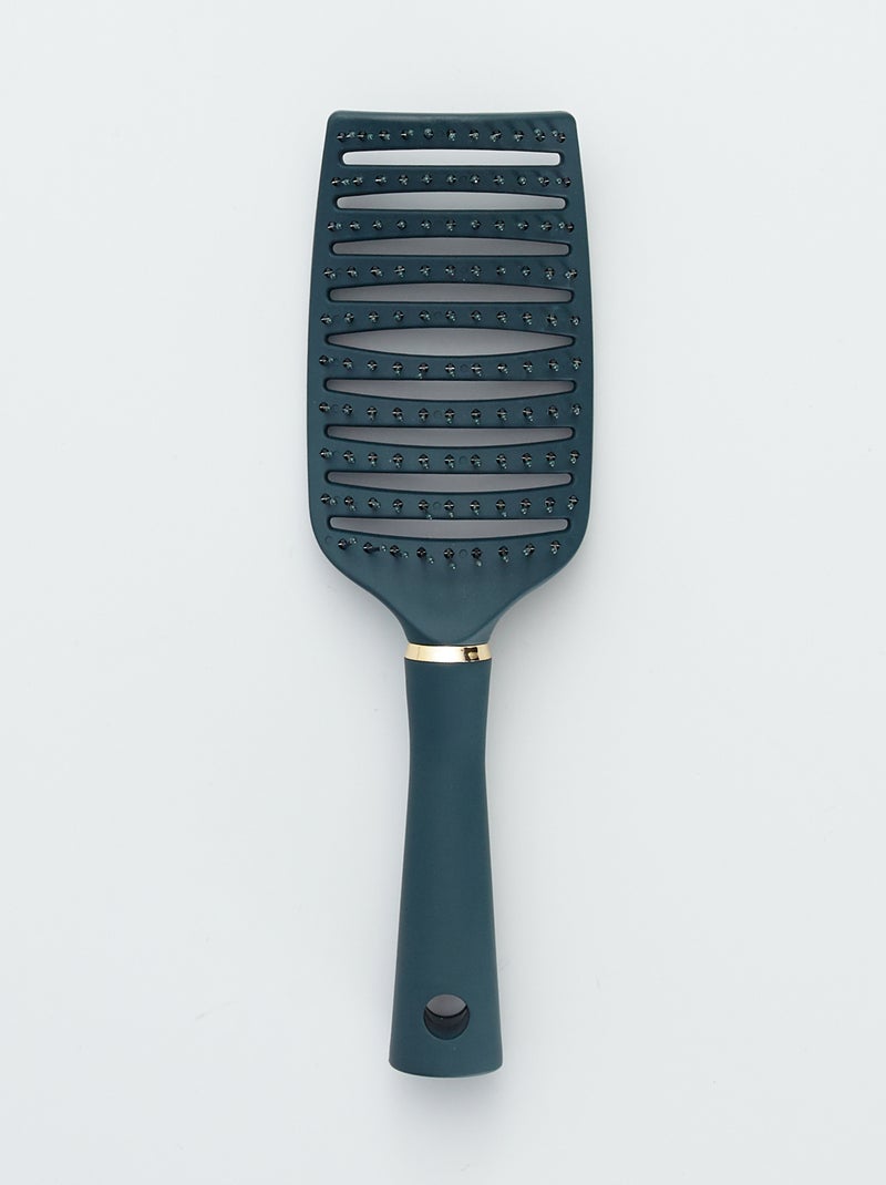 Brosse à cheveux grand format Vert - Kiabi