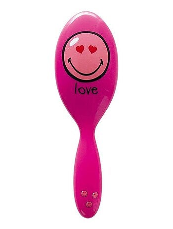 Brosse à cheveux Happy colors rose