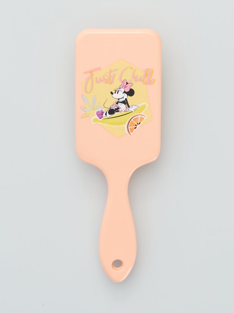Brosse à cheveux 'Minnie' rose - Kiabi