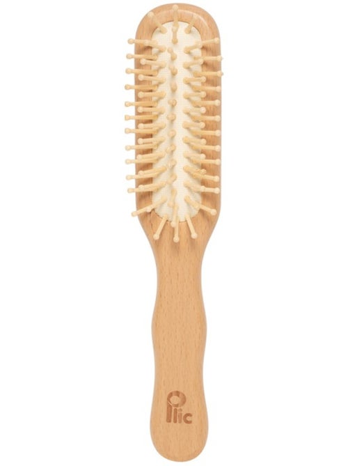Brosse à cheveux nomade picots bois hêtre - Kiabi