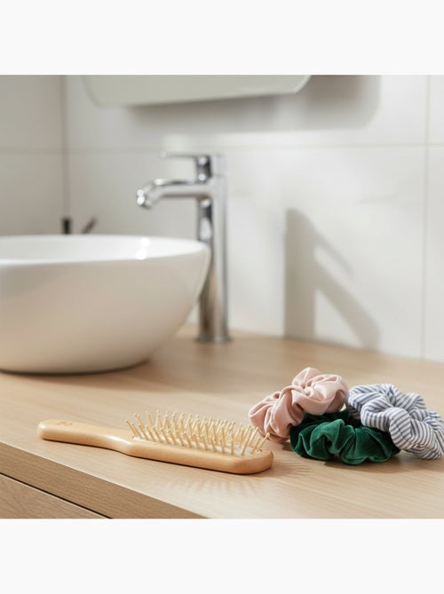 Brosse à cheveux nomade picots bois hêtre - Kiabi