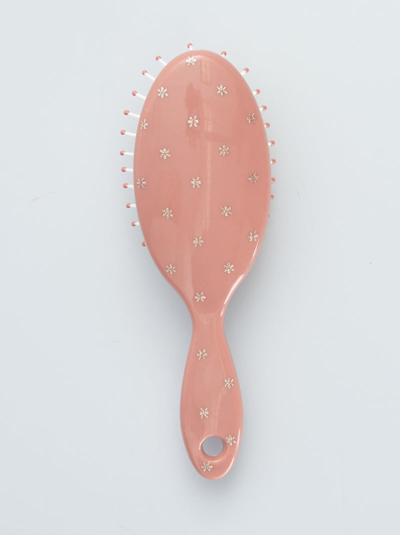 Brosse à cheveux petit format Rose - Kiabi