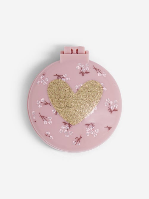 Brosse à cheveux pliable avec miroir - Kiabi