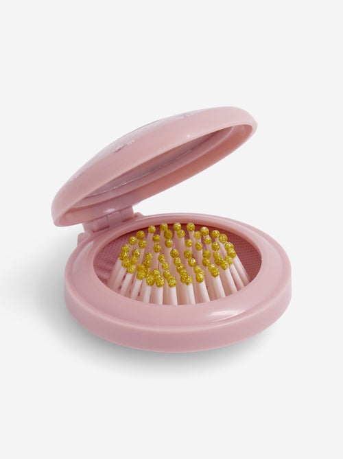 Brosse à cheveux pliable avec miroir - Kiabi