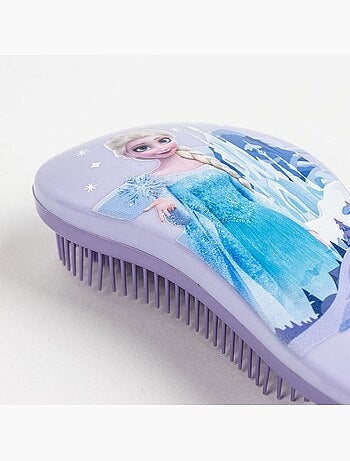 Brosse à cheveux rectangulaire - La Reine des Neiges – Elsa & Anna - Bleu