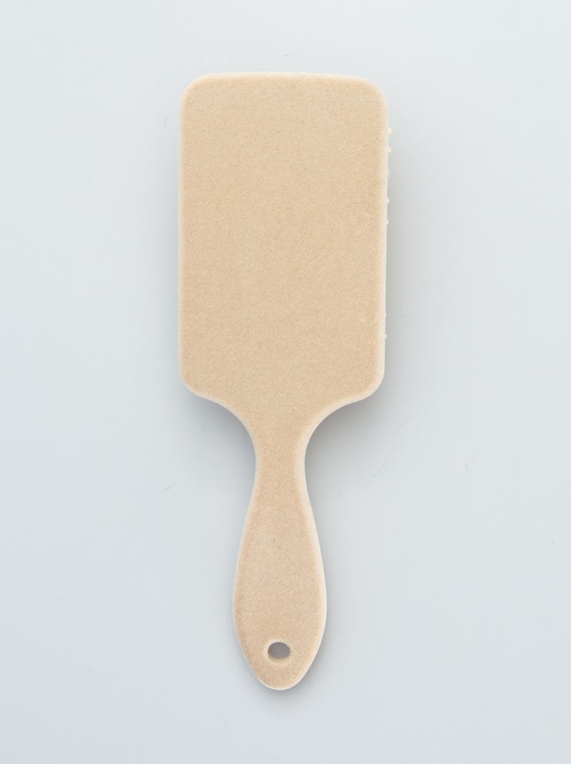 Brosse à cheveux rectangulaire Beige - Kiabi