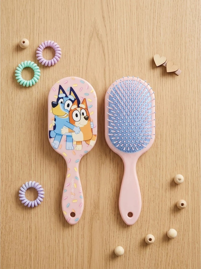 Brosse à cheveux rectangulaire bluey – rose N/A - Kiabi