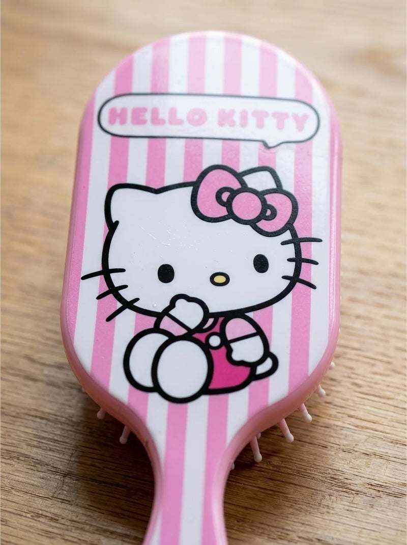 Brosse à cheveux rectangulaire poils souples hello kitty sanrio Rose - Kiabi