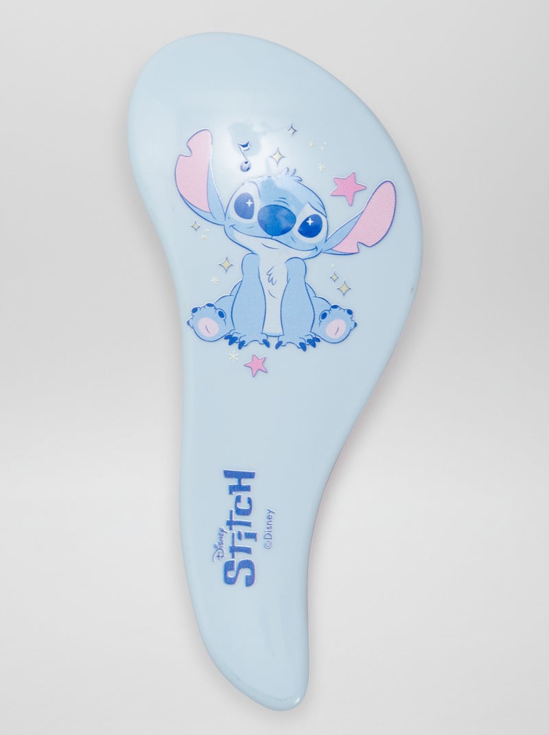 Brosse à cheveux 'Stitch' bleu - Kiabi