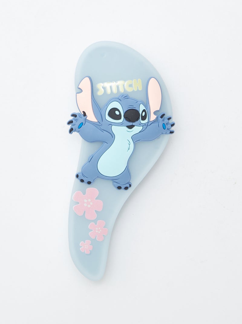 Brosse à cheveux 'Stitch' Bleu - Kiabi