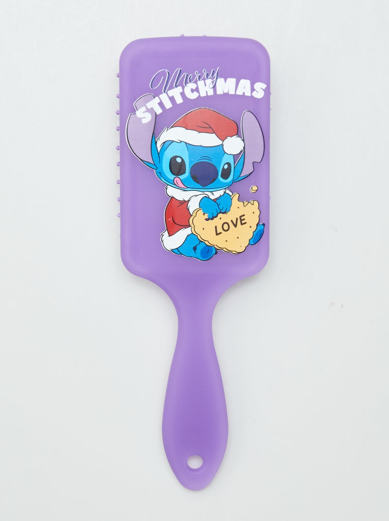 Brosse à cheveux 'Stitch' 'Disney' Violet - Kiabi