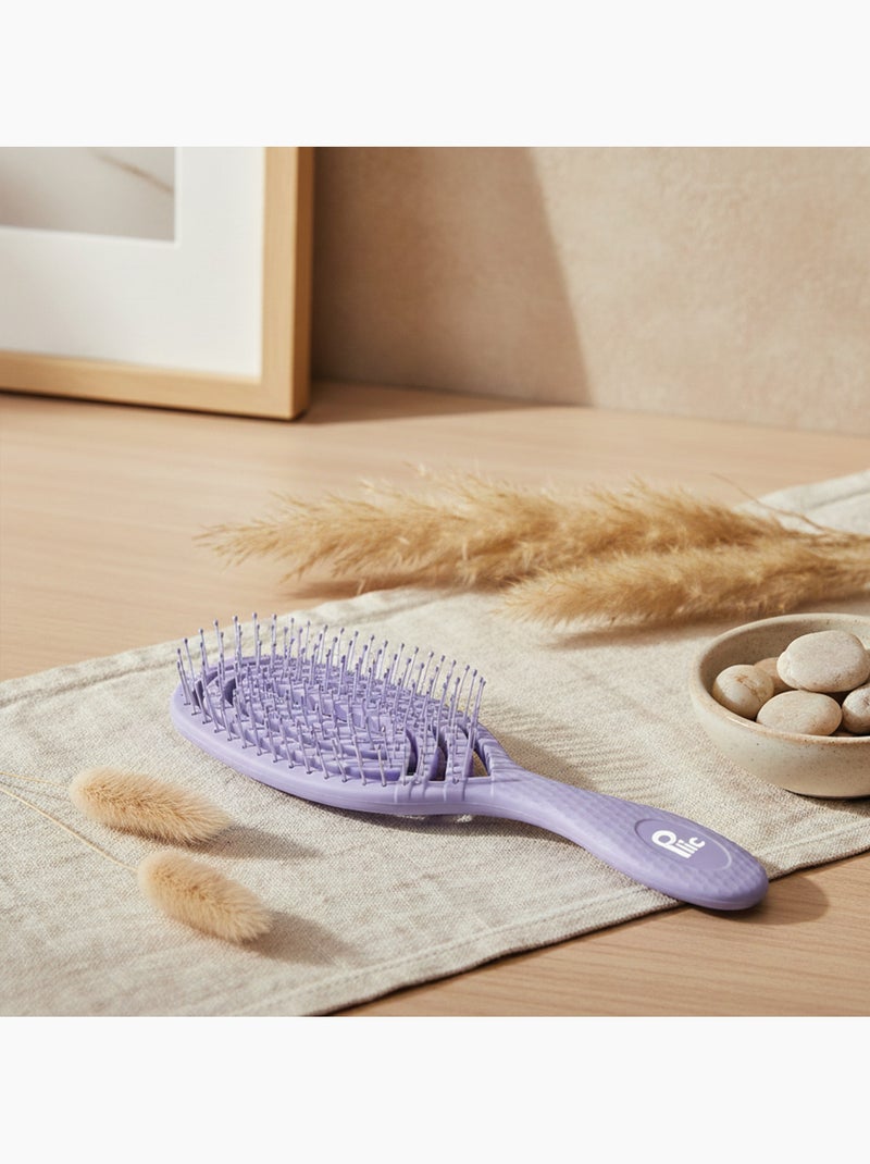 Brosse à cheveux ultra démêlante anti-casse Violet - Kiabi